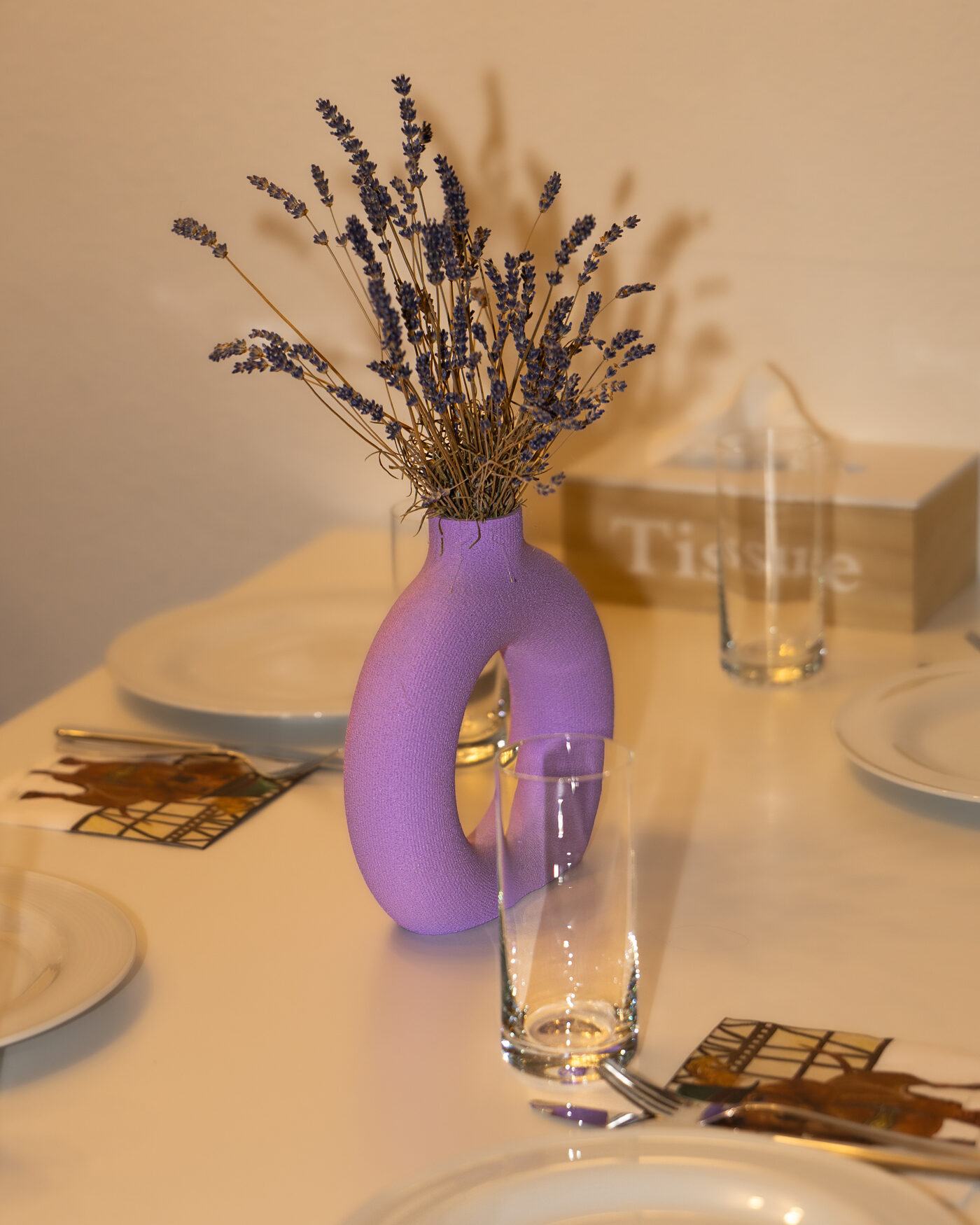 Donut Vase Lavendel – Foto 3