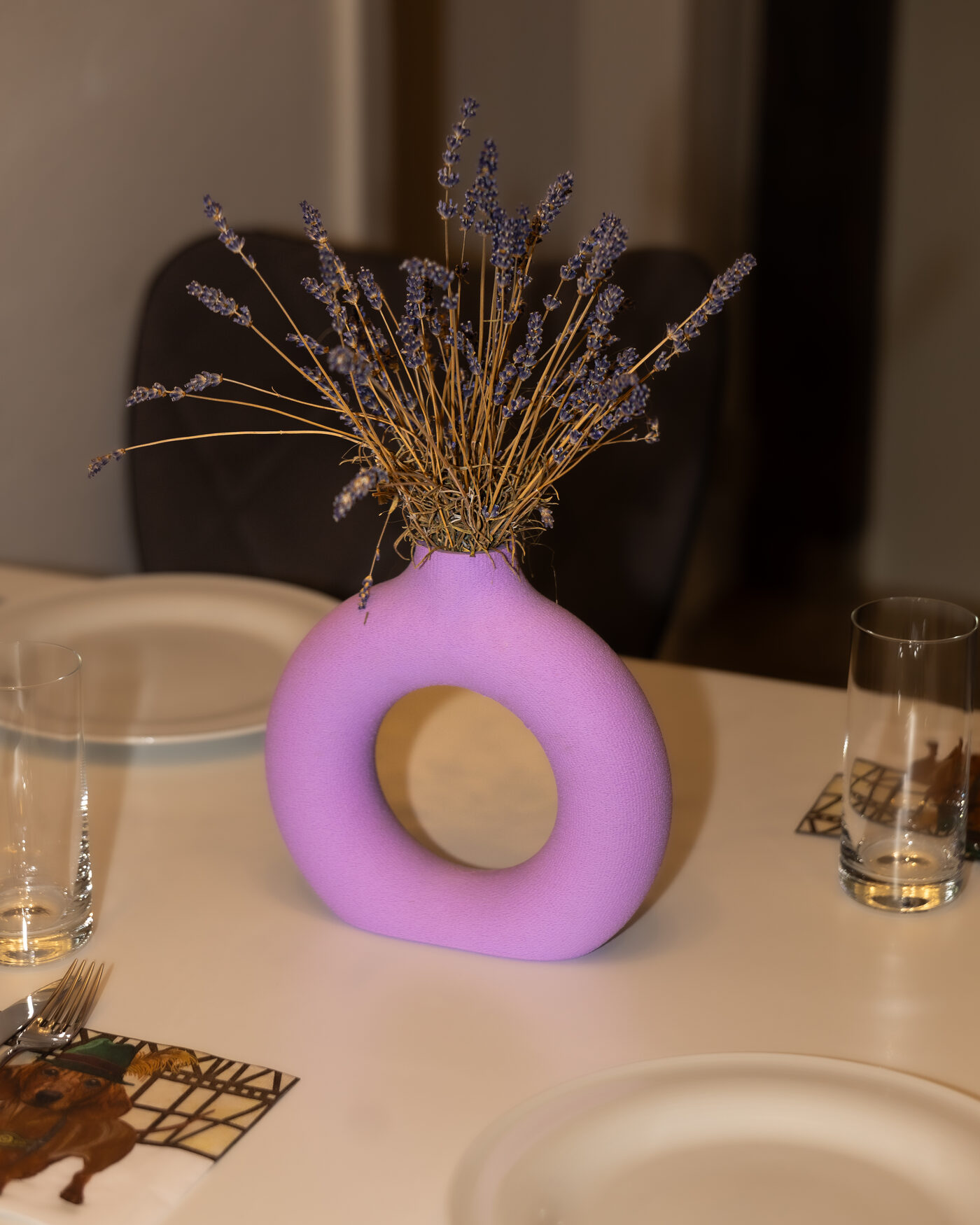 Donut Vase Lavendel – Foto 2