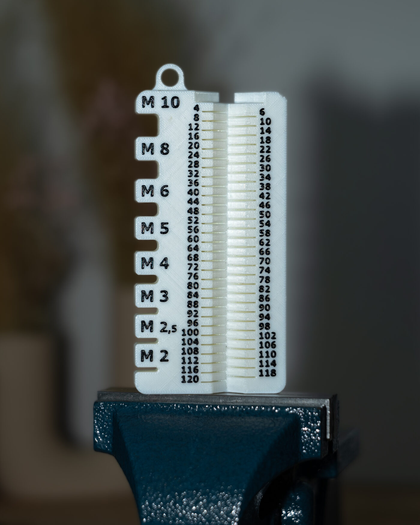 Schrauben-Messlehre M2–M10 – Foto 4